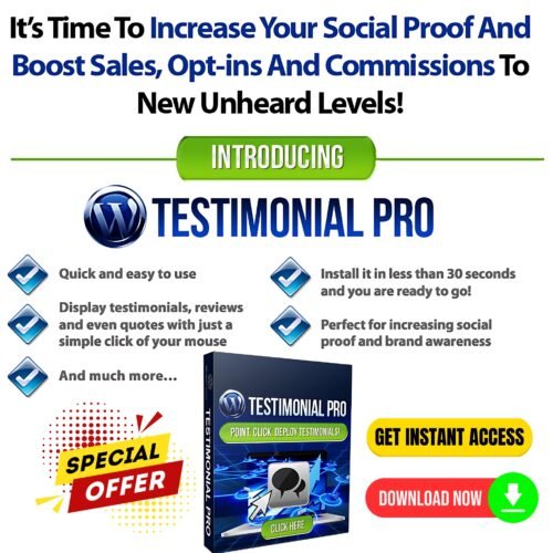 WP Testimony Pro Plugin
